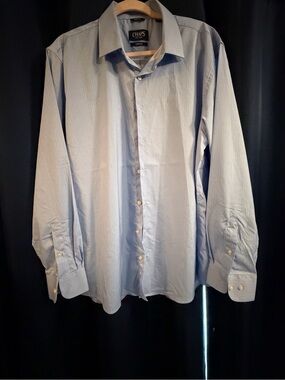 Chaps Men's Light Blue Long Sleeve Dress Shirt